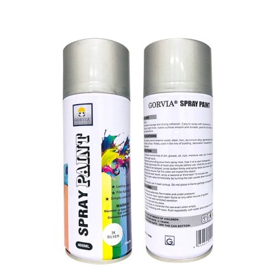 Whwolesale 450ml High Heat Car Colors Graffiti Chrome Metallic Auto Aerosol Acrylic Plastic Pintura En Furniture Spray Paint